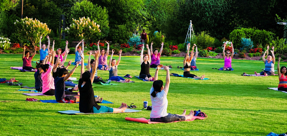 Yoga in the Garden