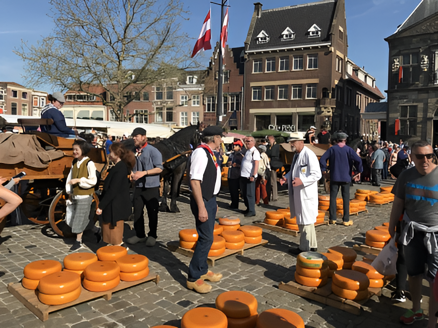 Dutch Cheese Market Gouda