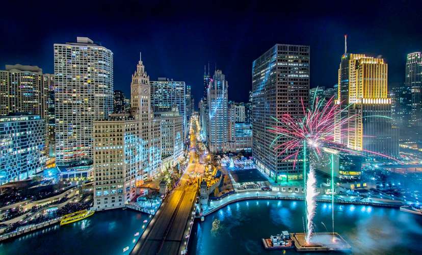 The Wintrust Magnificent Mile Lights Festival