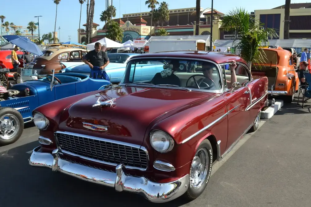 Hot Rods at the Beach