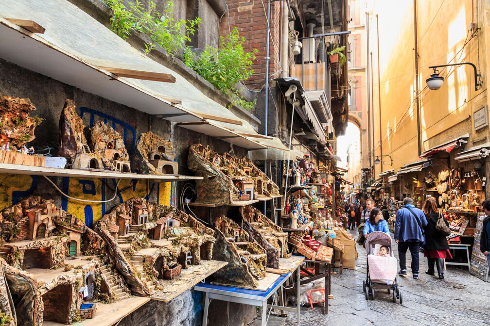 Via San Gregorio Armeno Naples Christmas Market